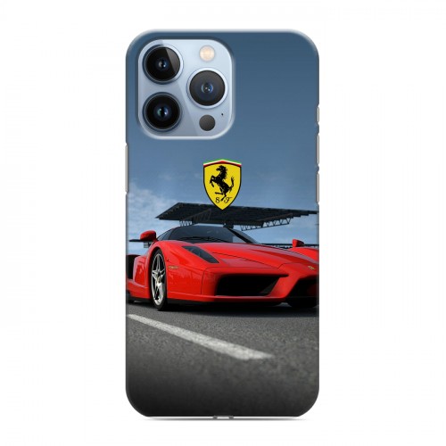 Дизайнерский силиконовый чехол для Iphone 13 Pro Ferrari