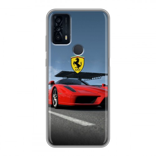 Дизайнерский силиконовый чехол для TCL 20B Ferrari