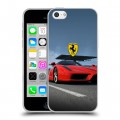 Дизайнерский пластиковый чехол для Iphone 5c Ferrari