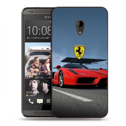 Дизайнерский пластиковый чехол для HTC Desire 700 Ferrari