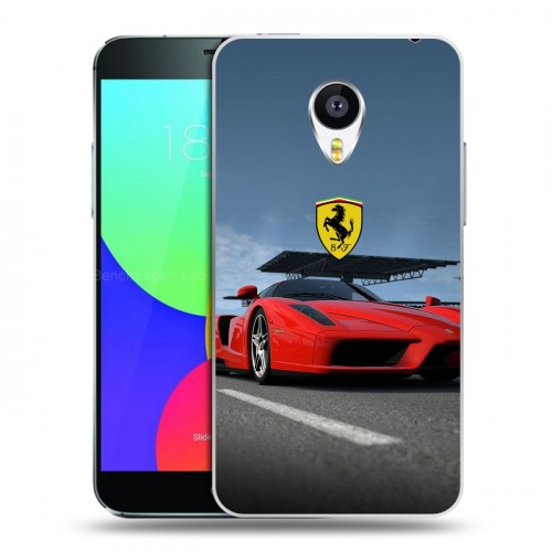 Дизайнерский пластиковый чехол для Meizu MX4 Ferrari