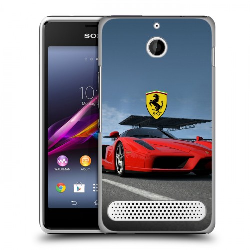 Дизайнерский силиконовый чехол для Sony Xperia E1 Ferrari