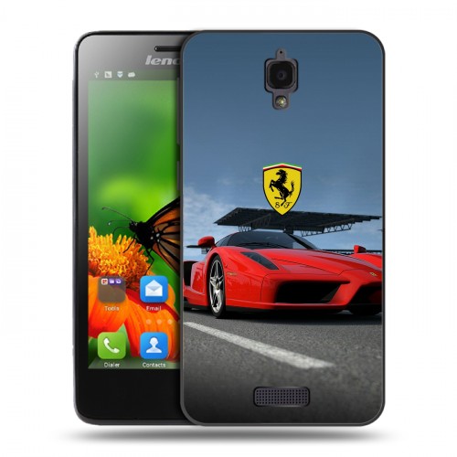 Дизайнерский пластиковый чехол для Lenovo S660 Ferrari