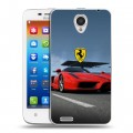 Дизайнерский пластиковый чехол для Lenovo S650 Ideaphone Ferrari