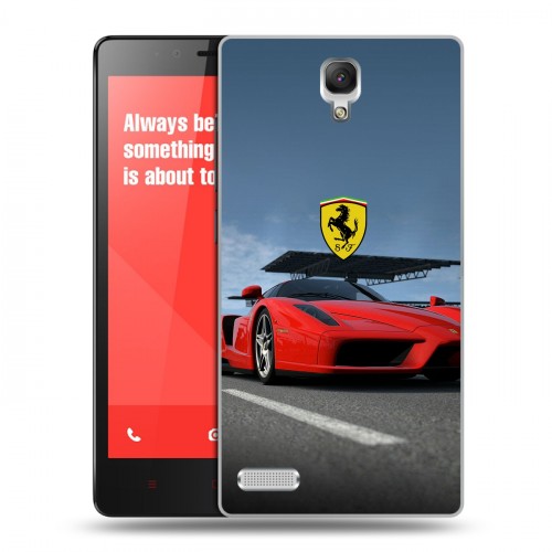 Дизайнерский силиконовый чехол для Xiaomi RedMi Note Ferrari