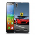 Дизайнерский пластиковый чехол для Lenovo A6000 Ferrari