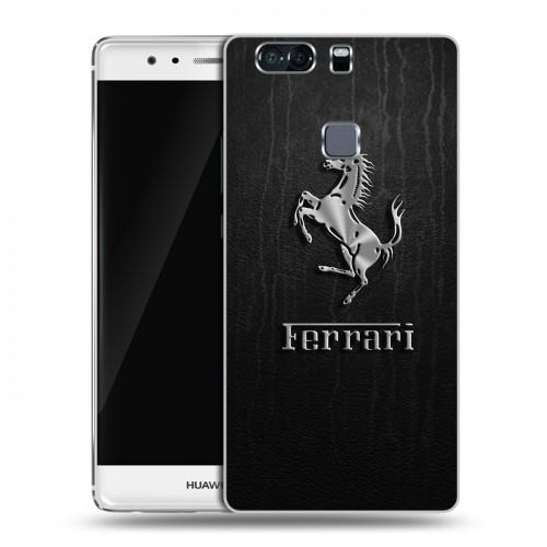 Дизайнерский пластиковый чехол для Huawei P9 Plus Ferrari