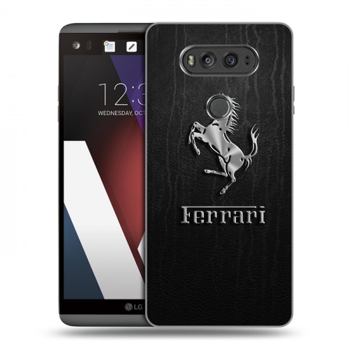 Дизайнерский пластиковый чехол для LG V20 Ferrari