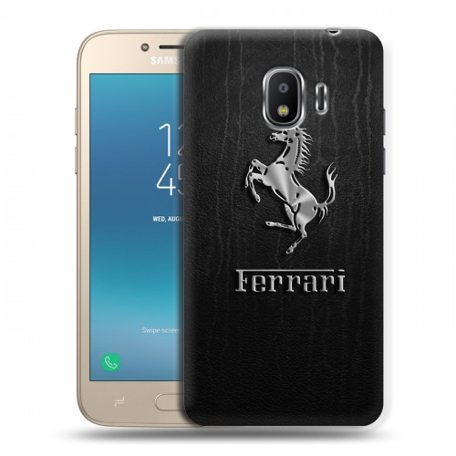 Дизайнерский пластиковый чехол для Samsung Galaxy J2 (2018) Ferrari