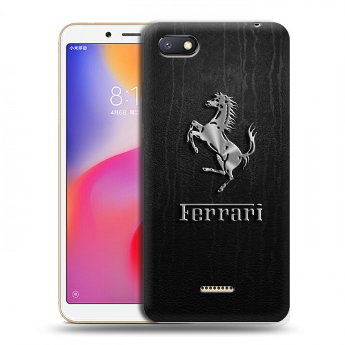 Дизайнерский пластиковый чехол для Xiaomi RedMi 6A Ferrari