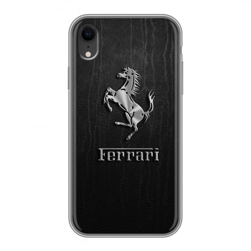 Дизайнерский пластиковый чехол для Iphone Xr Ferrari