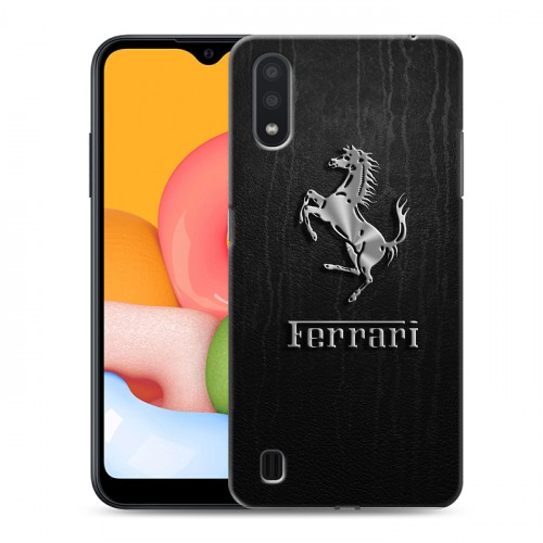 Дизайнерский силиконовый чехол для Samsung Galaxy M01 Ferrari