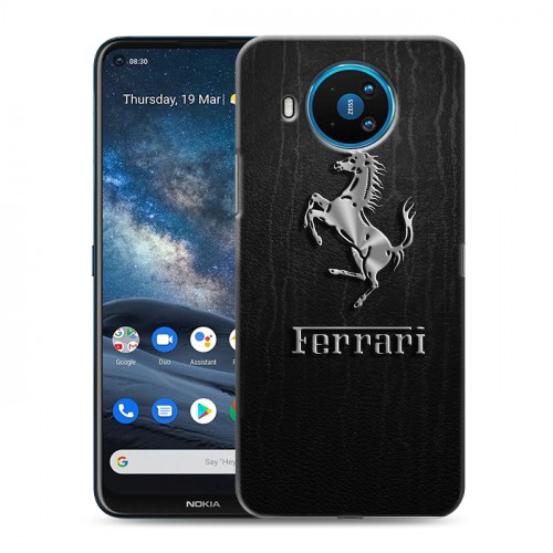 Дизайнерский пластиковый чехол для Nokia 8.3 Ferrari