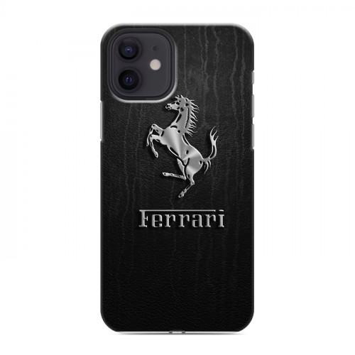 Дизайнерский силиконовый чехол для Iphone 12 Ferrari