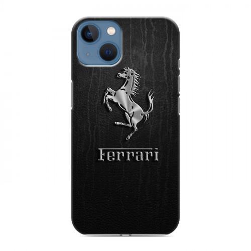 Дизайнерский силиконовый чехол для Iphone 13 Ferrari