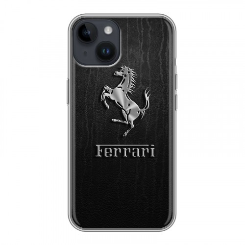 Дизайнерский пластиковый чехол для Iphone 14 Ferrari