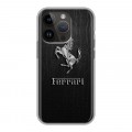 Дизайнерский силиконовый чехол для Iphone 14 Pro Ferrari