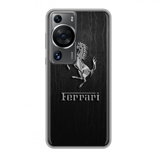 Дизайнерский силиконовый чехол для Huawei P60 Ferrari