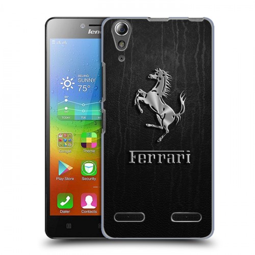 Дизайнерский пластиковый чехол для Lenovo A6000 Ferrari