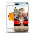 Дизайнерский пластиковый чехол для Iphone 7 Plus / 8 Plus Ferrari