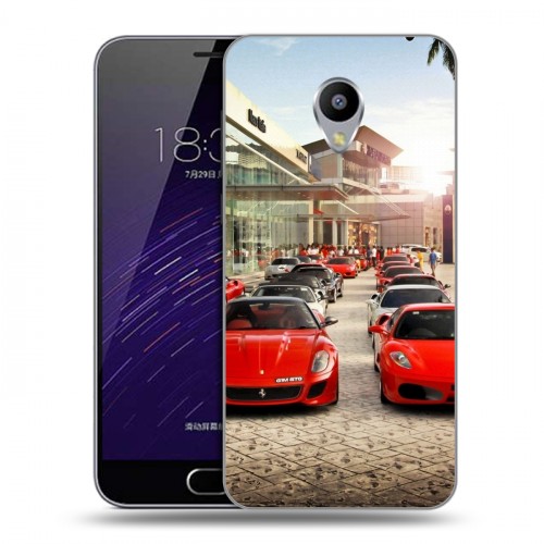 Дизайнерский силиконовый чехол для Meizu M3s Mini Ferrari