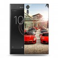 Дизайнерский пластиковый чехол для Sony Xperia XZs Ferrari