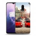 Дизайнерский пластиковый чехол для OnePlus 7 Ferrari