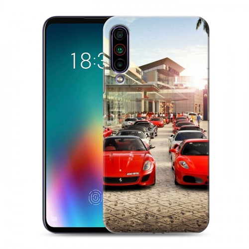 Дизайнерский силиконовый чехол для Meizu 16T Ferrari