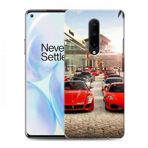 Дизайнерский силиконовый чехол для OnePlus 8 Ferrari