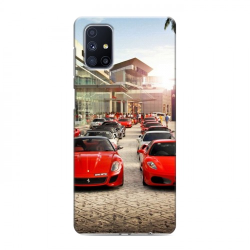 Дизайнерский пластиковый чехол для Samsung Galaxy M51 Ferrari