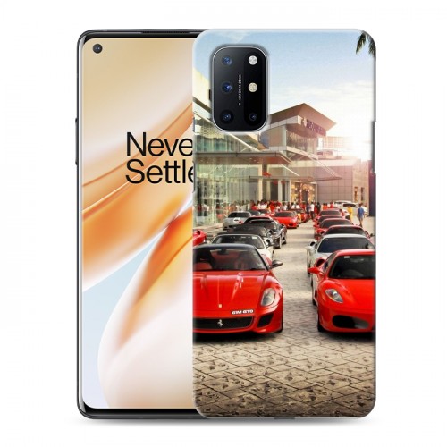 Дизайнерский пластиковый чехол для OnePlus 8T Ferrari