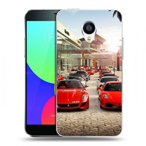 Дизайнерский пластиковый чехол для Meizu MX4 Ferrari