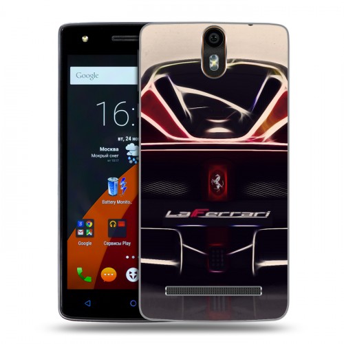 Дизайнерский силиконовый чехол для Wileyfox Storm Ferrari