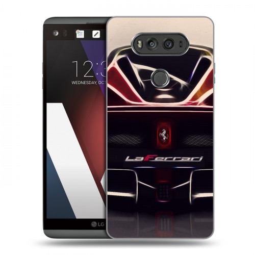 Дизайнерский пластиковый чехол для LG V20 Ferrari