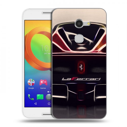 Дизайнерский силиконовый чехол для Alcatel A3 Ferrari