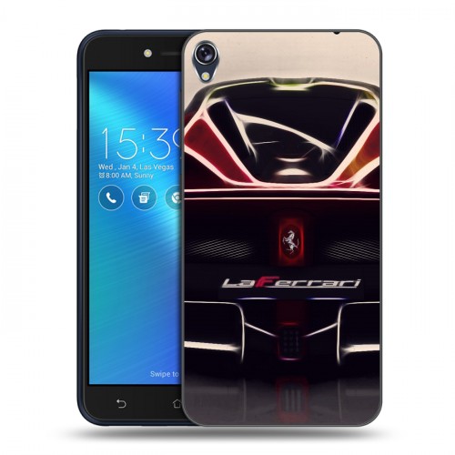 Дизайнерский силиконовый чехол для Asus ZenFone Live Ferrari