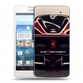 Дизайнерский пластиковый чехол для Huawei Ascend D2 Ferrari