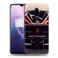 Дизайнерский пластиковый чехол для OnePlus 7 Ferrari