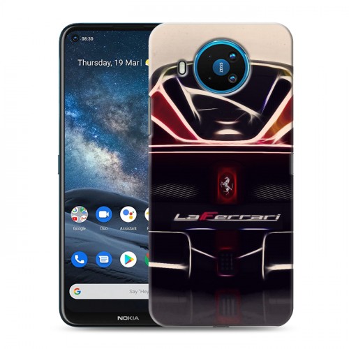 Дизайнерский силиконовый чехол для Nokia 8.3 Ferrari