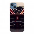 Дизайнерский силиконовый чехол для Iphone 13 Ferrari