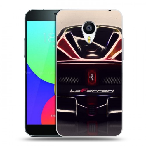 Дизайнерский пластиковый чехол для Meizu MX4 Ferrari