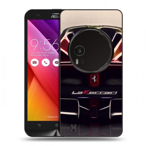 Дизайнерский силиконовый чехол для Asus Zenfone Zoom Ferrari