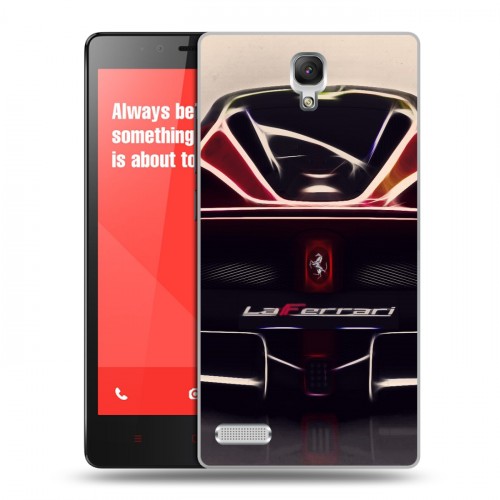 Дизайнерский силиконовый чехол для Xiaomi RedMi Note Ferrari