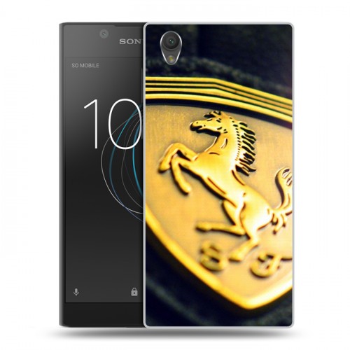 Дизайнерский пластиковый чехол для Sony Xperia L1 Ferrari