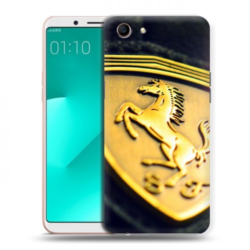 Дизайнерский пластиковый чехол для OPPO A83 Ferrari