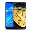 Дизайнерский пластиковый чехол для Huawei Y6 (2019) Ferrari