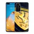 Дизайнерский силиконовый с усиленными углами чехол для Huawei P40 Ferrari