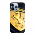 Дизайнерский силиконовый чехол для Iphone 13 Pro Ferrari