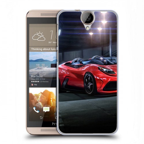 Дизайнерский пластиковый чехол для HTC One E9+ Ferrari