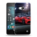 Дизайнерский пластиковый чехол для Microsoft Lumia 550 Ferrari